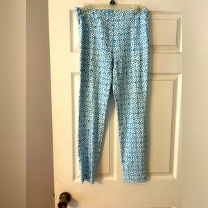 J.McLaughlin Blue and White design ankle pants